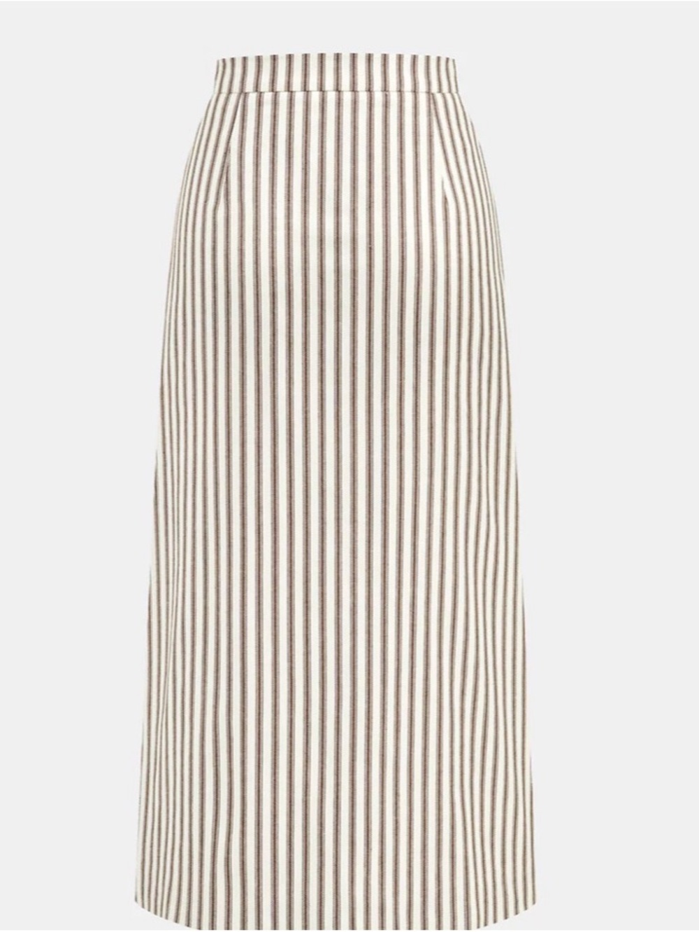 Not for sale. Commense Striped Beige and Brown Maxi Skirt Set - Picture 6 of 10